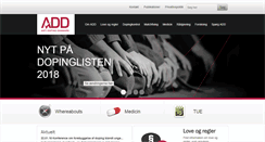 Desktop Screenshot of antidoping.dk